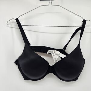 Victoria’s Secret PINK 36C Black Wear Everywhere Push Up Bra NWT